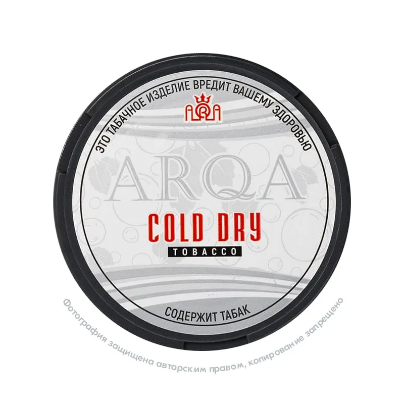 Снюс ARQA Cold Dry Tobacco, 70 мг/г, мята с холодком