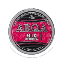 Снюс ARQA Milk Berries, 70 мг/г, молочный коктейль с ягодами
