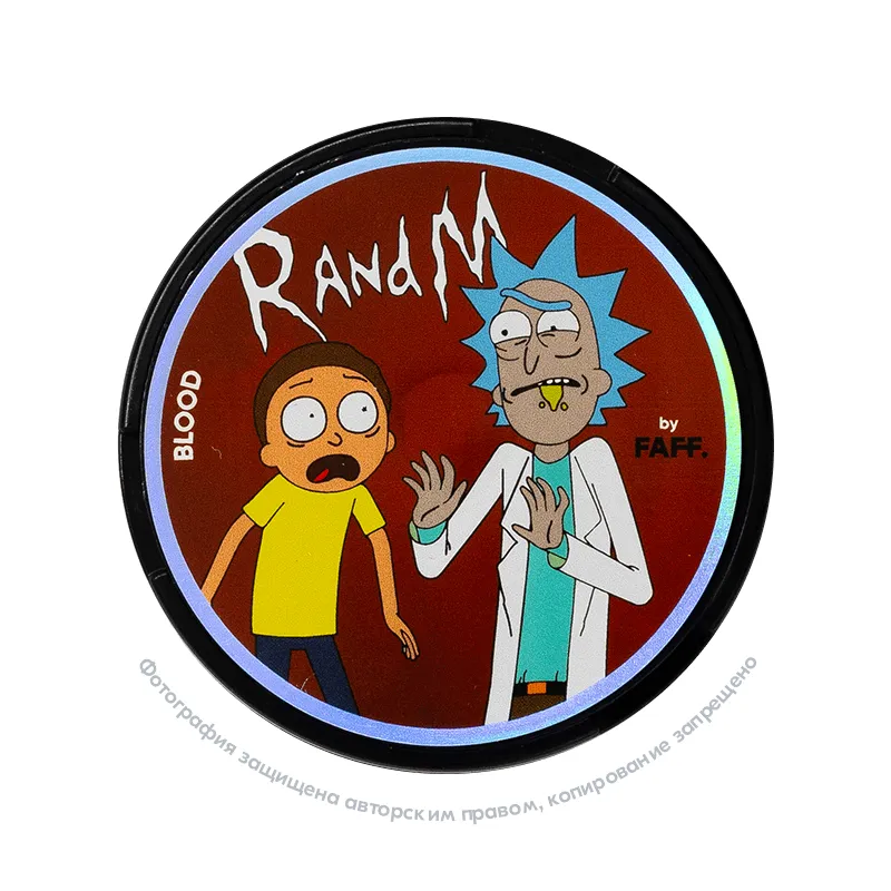 Снюс FAFF RandM Blood, 150 мг/г, гранат, slim portion