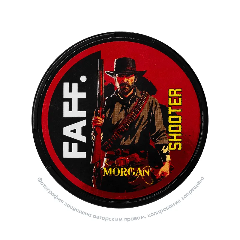 Снюс FAFF Shooter Morgan, 150 мг/г, манго и дыня, slim portion