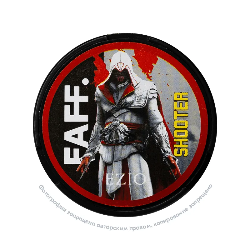 Снюс FAFF Shooter Ezio, 150 мг/г, содовая с грушей, slim portion