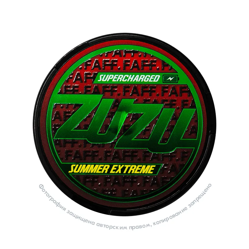 Снюс FAFF ZUZU Summer Extreme, 150 мг/г, арбуз и дыня, slim portion