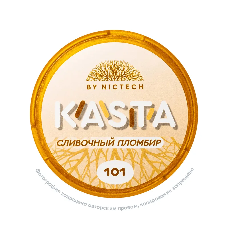 Снюс Kasta Classic Сливочный Пломбир, 101 мг/г, сливочный пломбир, slim portion