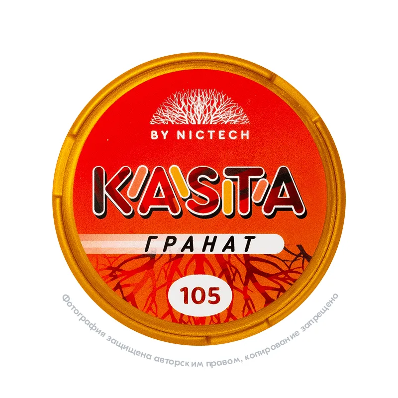 Снюс Kasta V2 Гранат, 105 мг/г, гранат, slim portion