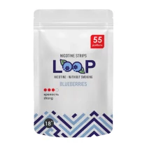 Никотиновые пластинки Loop Blueberries, 11 мг/порция, голубика, slim portion