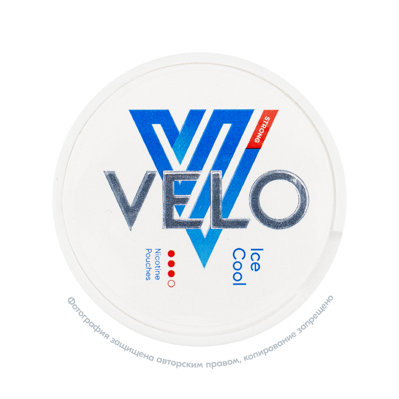 Снюс VELO Strong Ice Cool, 14 мг/г, мята, slim portion