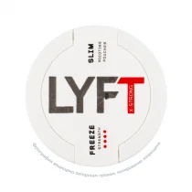 Снюс LYFT X-Strong Freeze, 16 мг/г, мята с холодком, slim portion, white