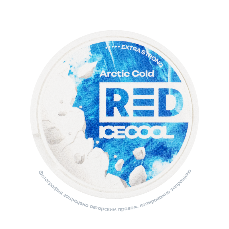 Снюс RED Ice Cool Arctic Cold, 75 мг/г, ментол, slim portion