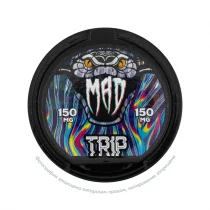 Снюс MAD Trip, 150 мг/г, лимон, абсент и мята, slim portion
