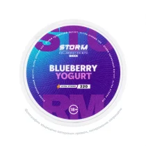 Снюс ШОК Storm Blueberry Yogurt, 220 мг/г, черничный йогурт, slim portion