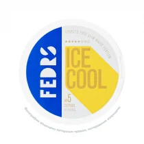 Снюс FEDRS Ice Cool №5 Citrus Strong, 55 мг/г, лимон, slim portion