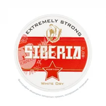 Снюс Siberia -80 Extremely Strong White Dry (13 г), 43 мг/г, мята с холодком